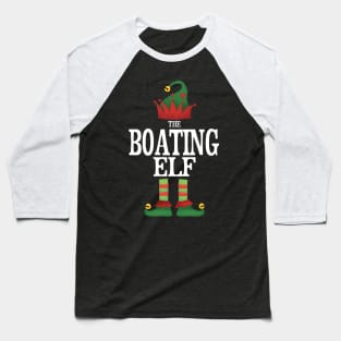Boating Elf Matching Family Group Christmas Party Pajamas Baseball T-Shirt